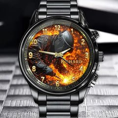 Gift For Welder Man - Personalized Welder Hand Watch