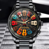 Personalized Rock & Roll Guitar Watch for Music Lovers