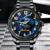 Custom Mystical Panther Watch – Personalized Gift for Nature and Art Admirers