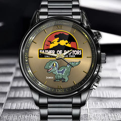Father Of Raptors Like A Walk In The Park, Personalized Watch