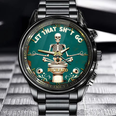 Personalize Let Go & Relax Watch - Add Your Name to the Humor of Life