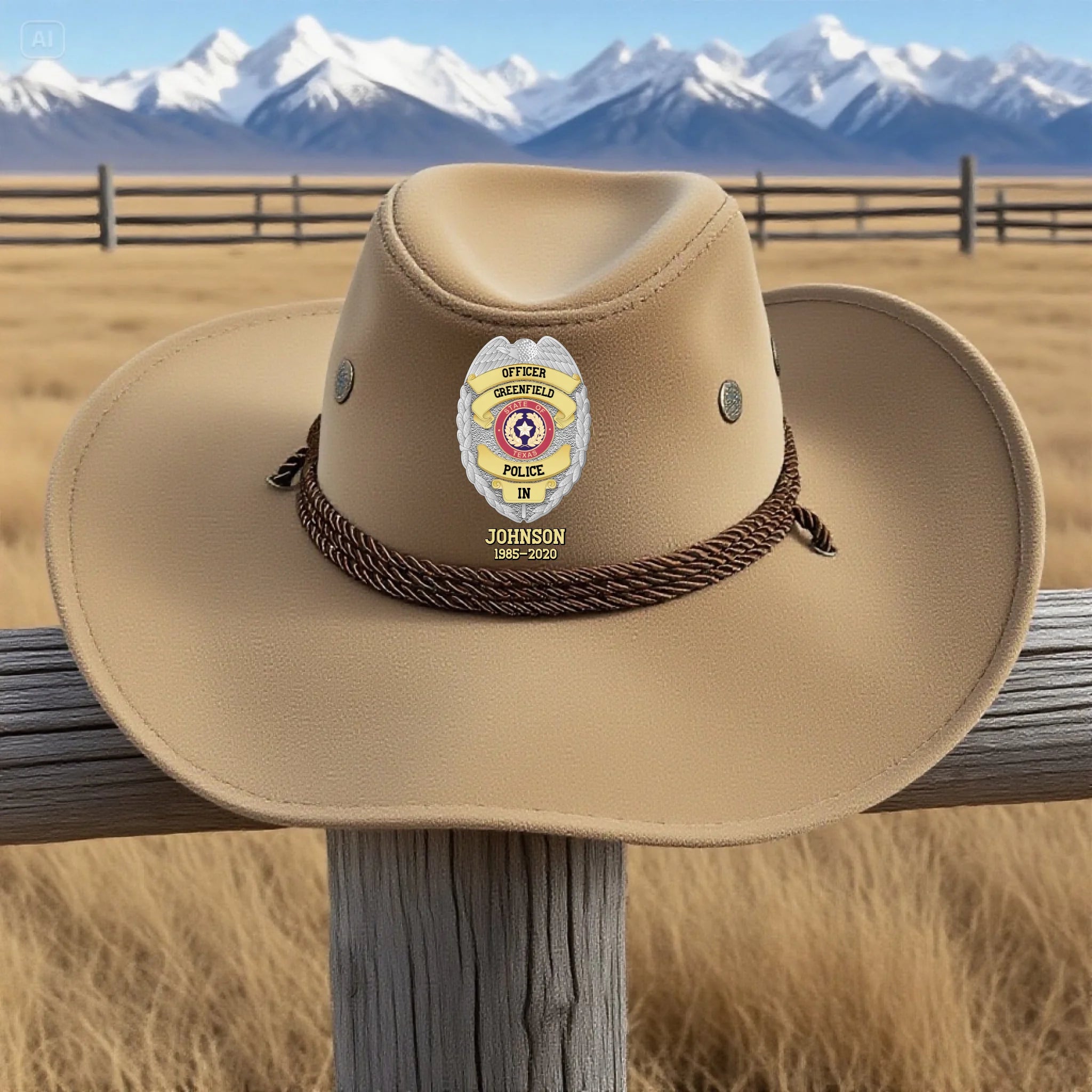 jimeng-2025-06-27-6994-把这个牛仔帽换成Khaki,帽子要有翻毛皮效果