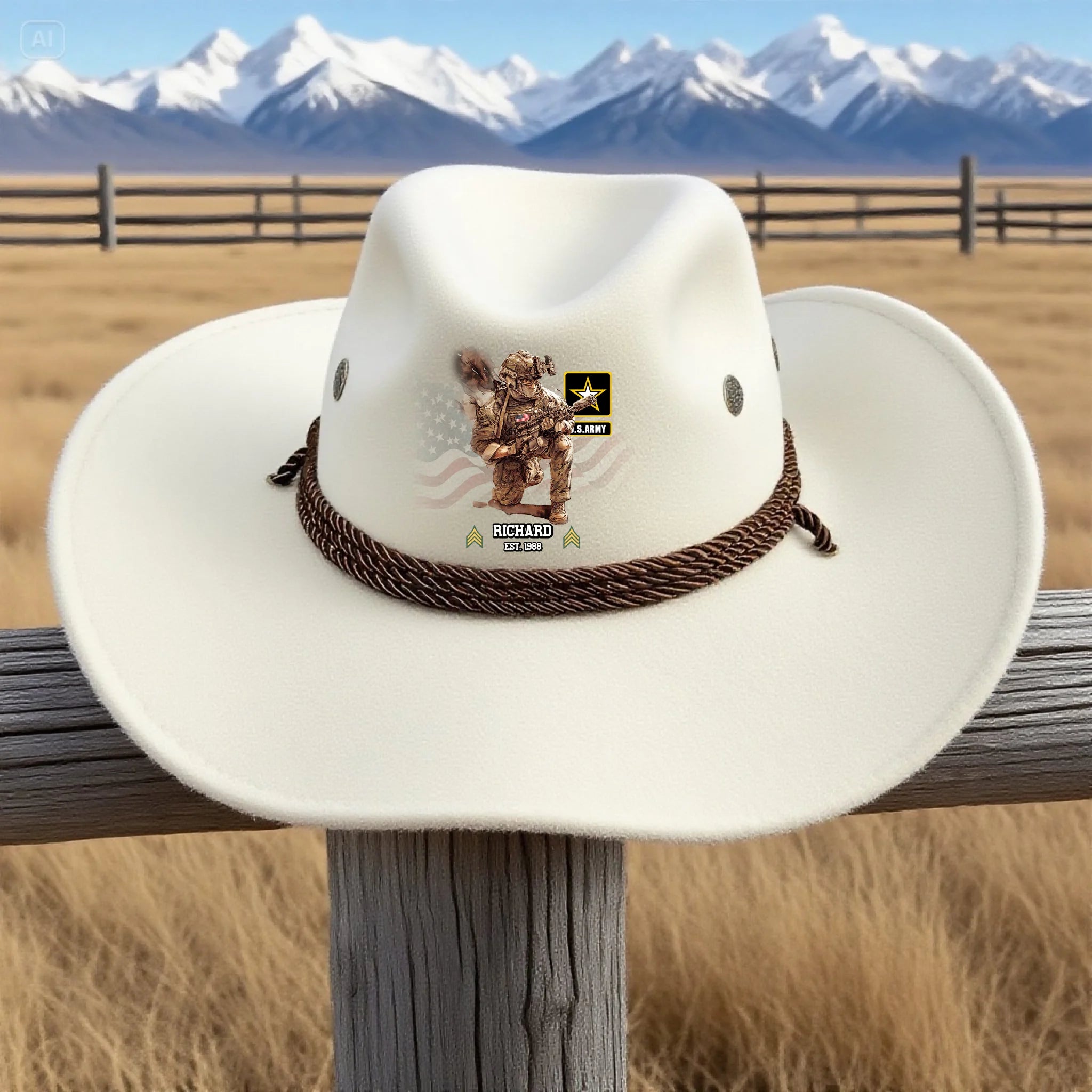 jimeng-2025-06-27-5423-把这个牛仔帽换成White,帽子要有翻毛皮效果