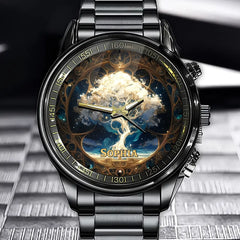 Personalized Tree of Life Watch - Add Your Name to the Magical Scene