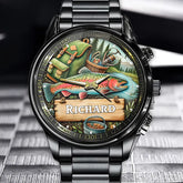 Personalized Fishing Watch for Outdoor Lovers - Add Your Name Enjoy Your Fishing Trip
