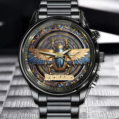 Personalized Egyptian Scarab Watch - Perfect for Ancient Art Enthusiasts