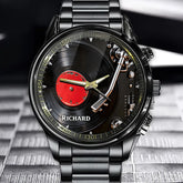 Personalized Watch With Multiple Music Elements - Suitable For Music Lovers And As A Gift