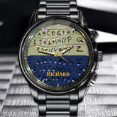 Personalized Mystery Stranger Lights Watch – Custom Name & Enigmatic Design