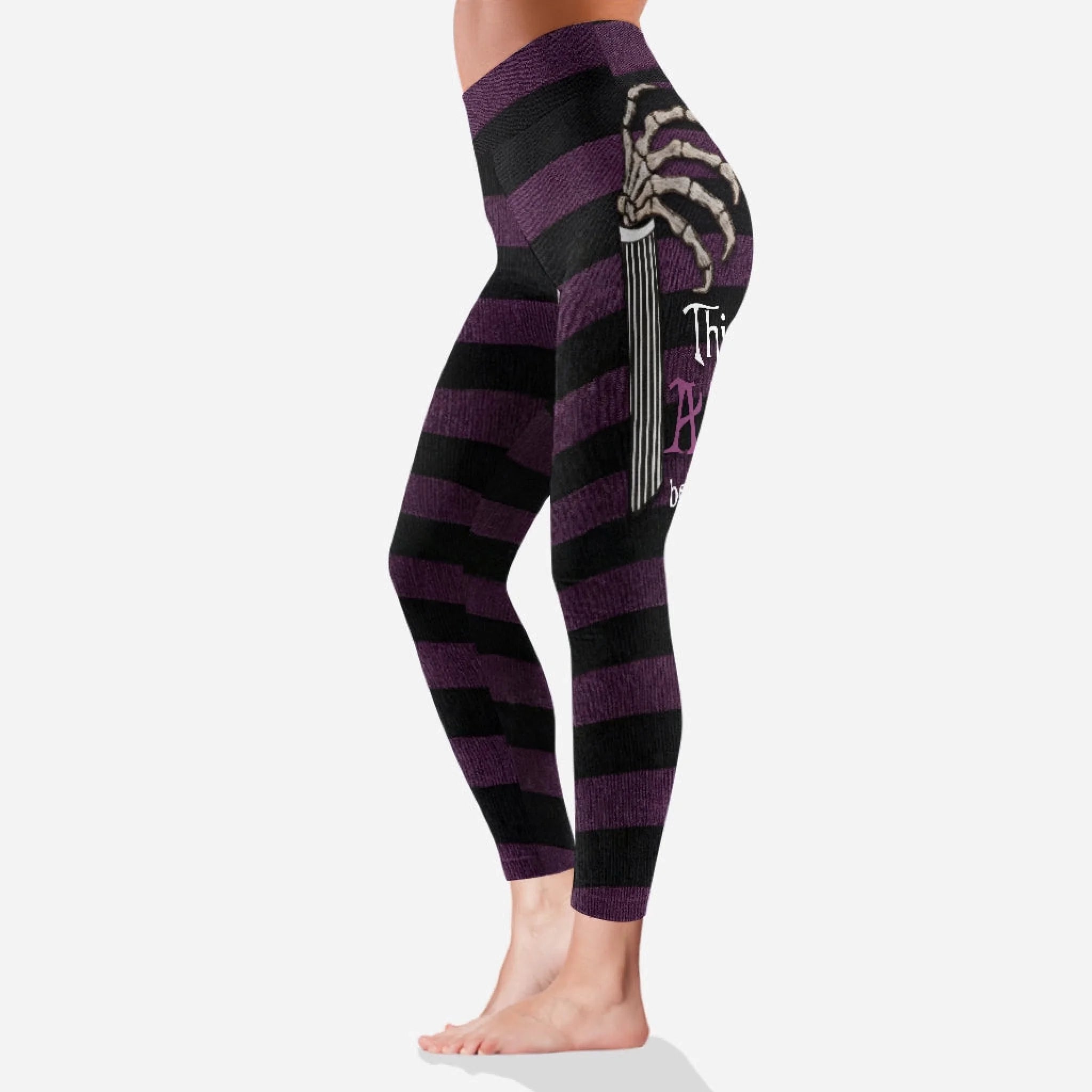 This Ass Belongs To - Personalized Nightmare Leggin (1)