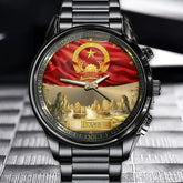 Personalized Vietnam Coat Of Arms Watch - Custom Engraving For National Pride