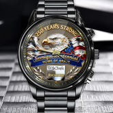 Personalized 250 Years Strong Heritage Watch – Custom Name for Proud Americans