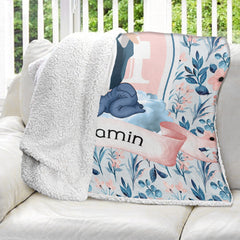 Geschützt durch Mary Babydecke - personalisierte Decke