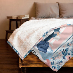 Geschützt durch Mary Babydecke - personalisierte Decke