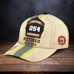 Personalized Firefighter Helmet Shields Badge Custom Department & Name Cap