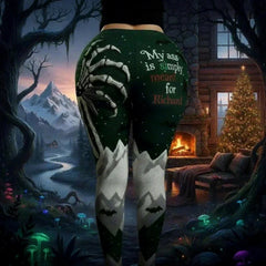 Skeleton Hand Leggings - Personalized Gifts For Her