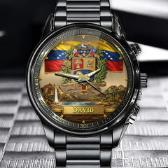 Stand Strong Venezuela - Personalized Expats Hand Watch