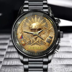 Personalized Elite Operator Watch – Custom Name, Battle Masterpiece