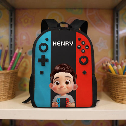 Gamer Design for Boys Girls - Personalized Backpack (6)