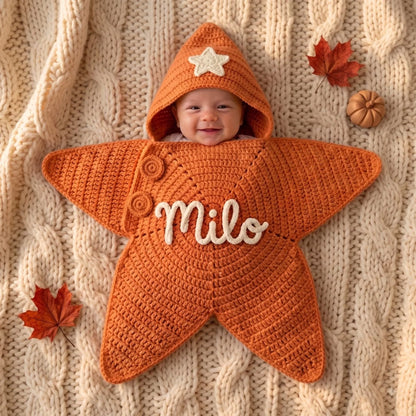 Personalized Crochet Starfish Bodysuit Baby - Custom_yythk (2)