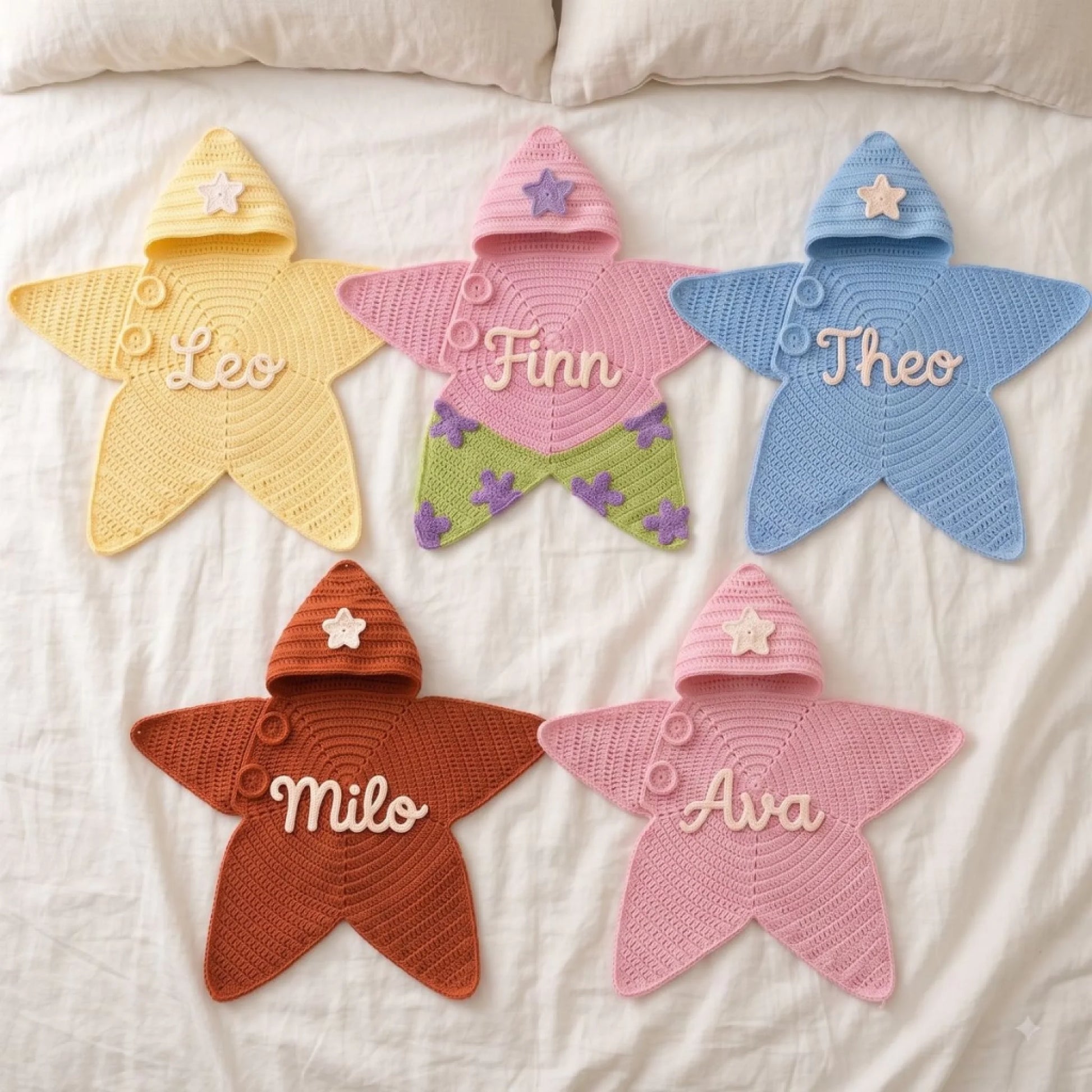 Personalized Crochet Starfish Bodysuit Baby - Custom_yythk (6)