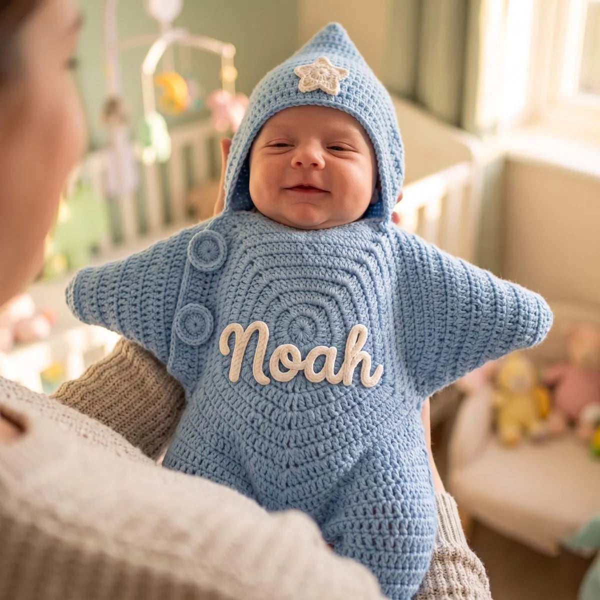 Custom Starfish Baby Suit - Personalized Newborn Gifts For Baby Boys & Girls - Little Star, Big Love