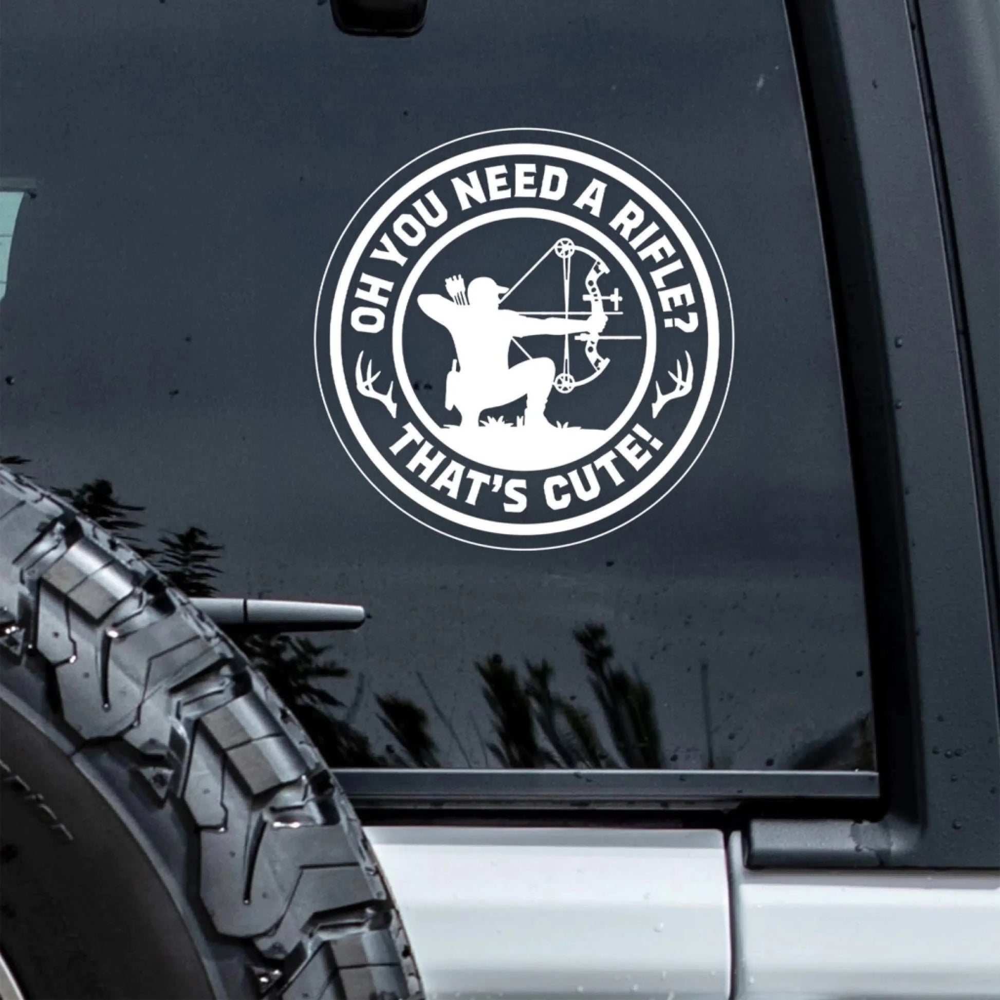 Custom Hunting Car Decal personalization view for D