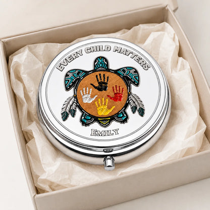 Custom Every Child Matters Pill Box - Personalized Gifts For Women & Families - Carry The Message Close