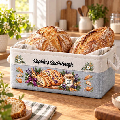 Custom Sourdough Baking Basket - Personalized Bread Lover Gift - Fresh From The Heart