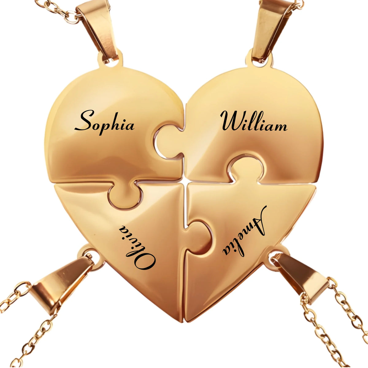 Pieces of Us™ – Personalized Family Puzzle Necklace (2)