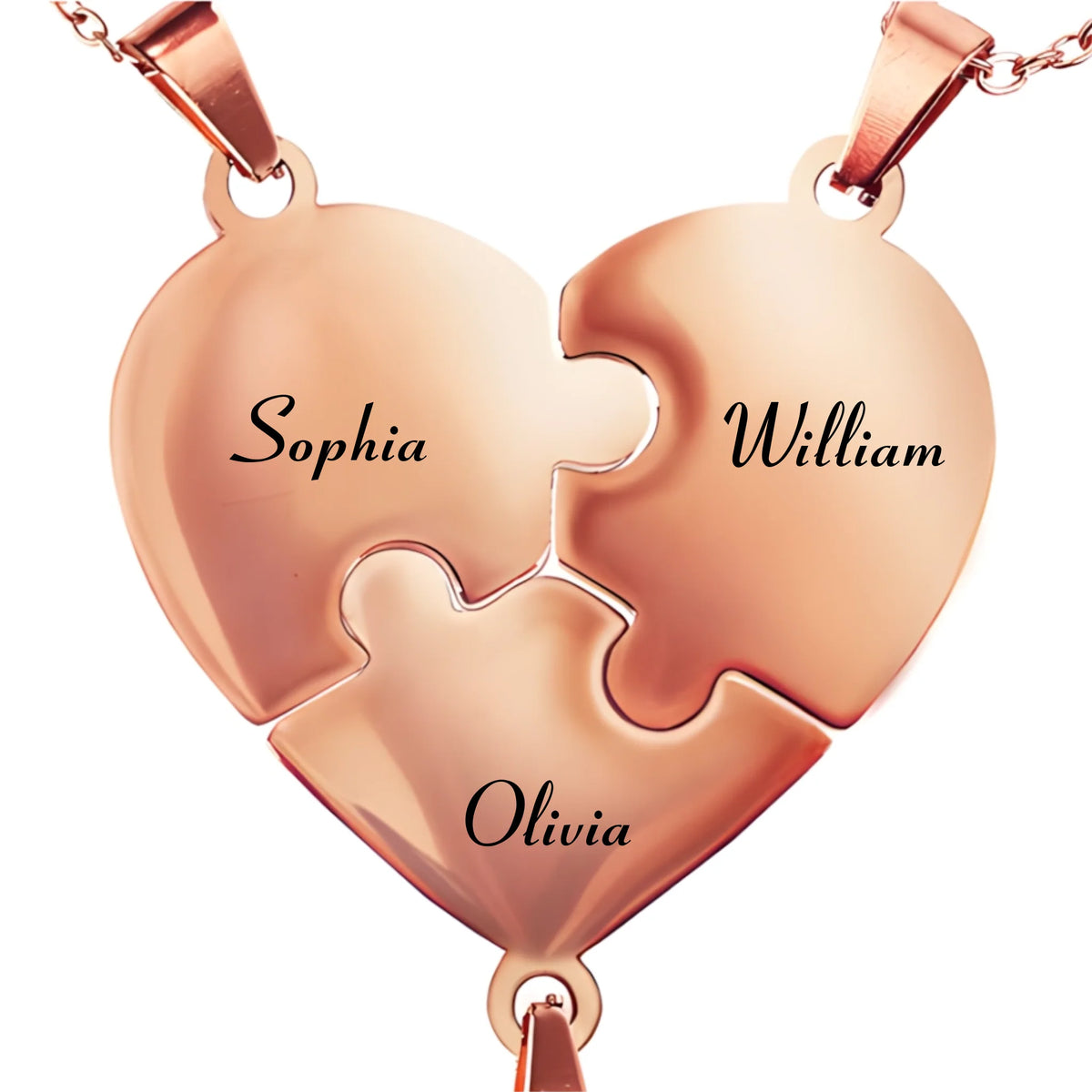 Pieces of Us™ – Personalized Family Puzzle Necklace (6)