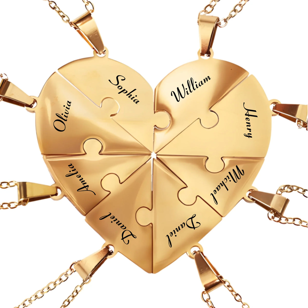 Pieces of Us™ – Personalized Family Puzzle Necklace (3)