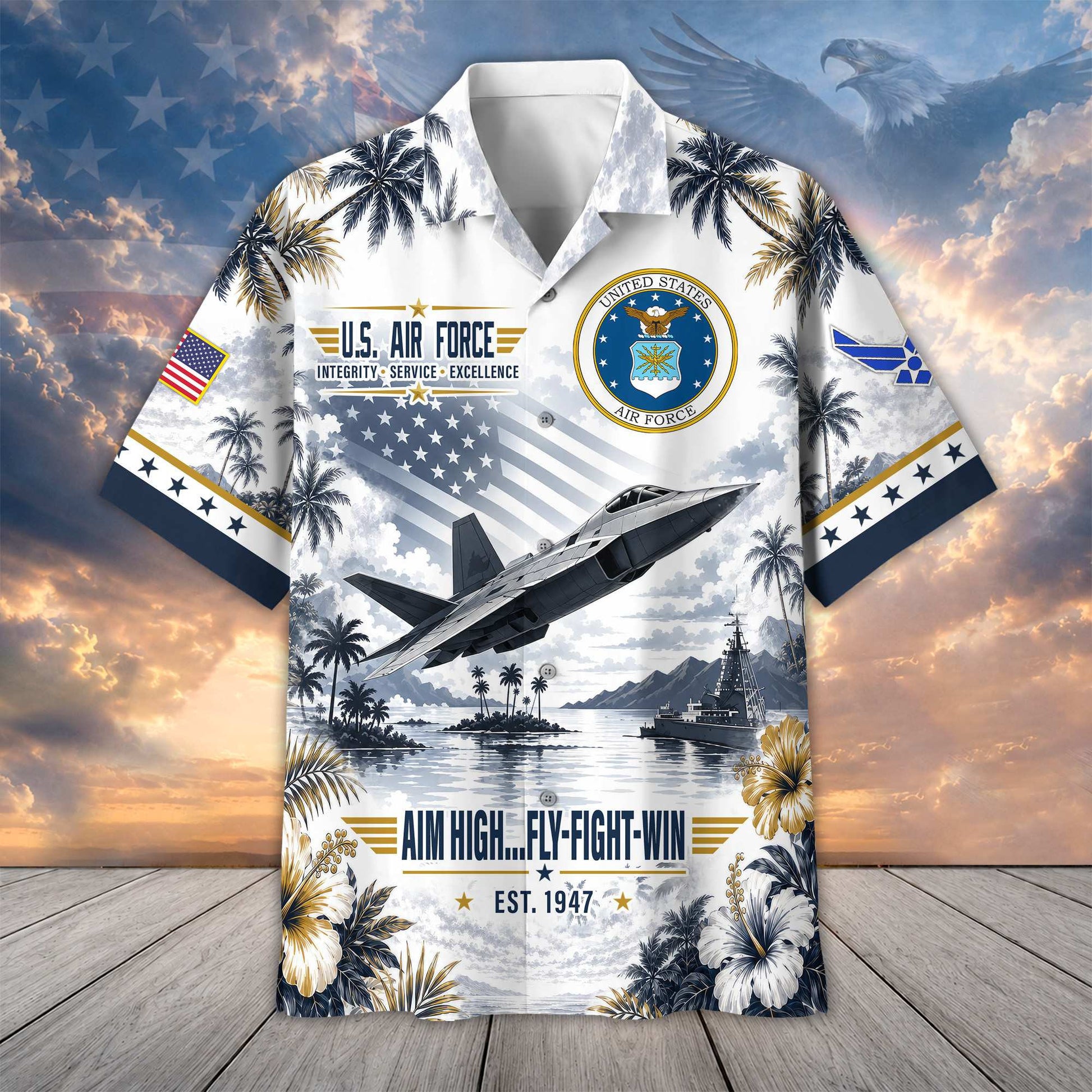 Premium US Veterans Hawaiian Shirt DPVC290701, Gifts For US Veterans, Gifts For Father's Day, Veterans Day.