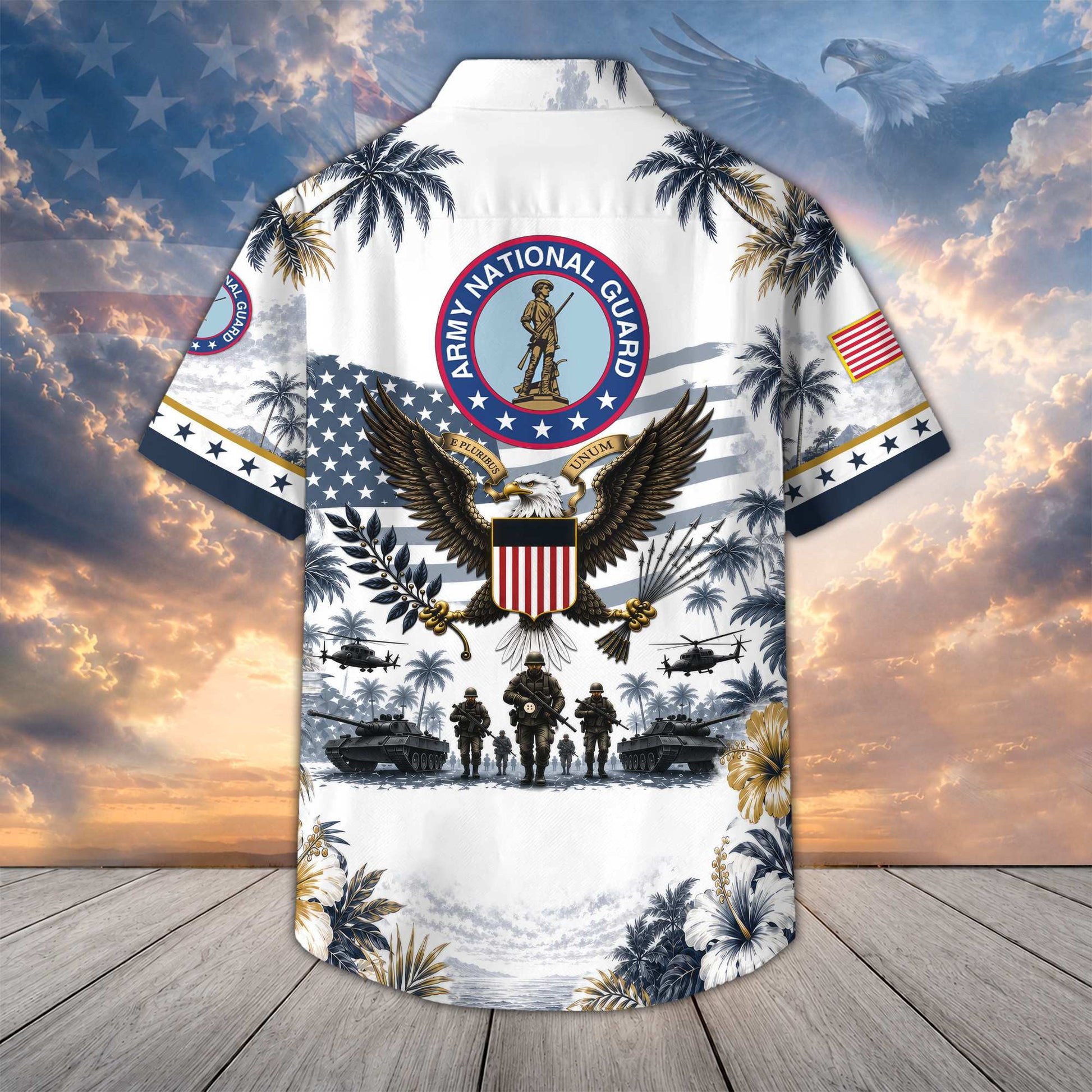 Premium US Veterans Hawaiian Shirt DPVC290701, Gifts For US Veterans, Gifts For Father's Day, Veterans Day.